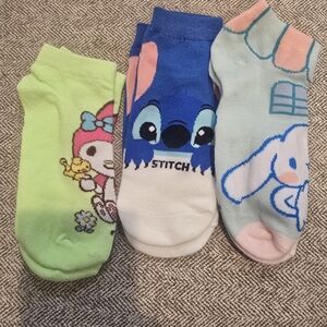 Stich And Cinnamon Socks‎